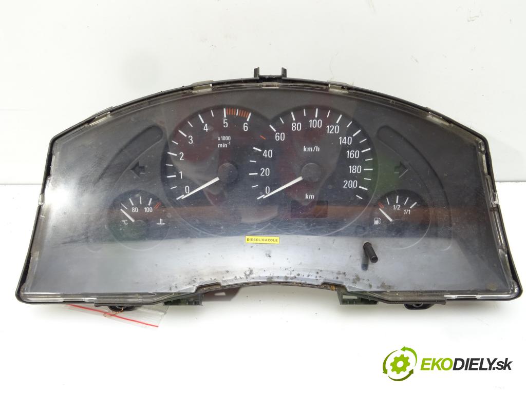 OPEL MERIVA A nadwozie wielkoprzestrzenne (MPV) (X03) 2003 - 2010    1.7 CDTI (E75) 74 kW [100 KM] olej napędowy 2003 -  Prístrojovka 13173375XJ (Prístrojové dosky, displeje)
