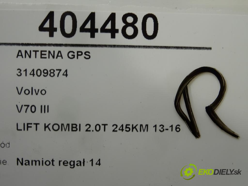 VOLVO V70 III (135) 2007 - 2016    T5 180 kW [245 KM] benzyna 2013 - 2016  ANTENA GPS 31409874