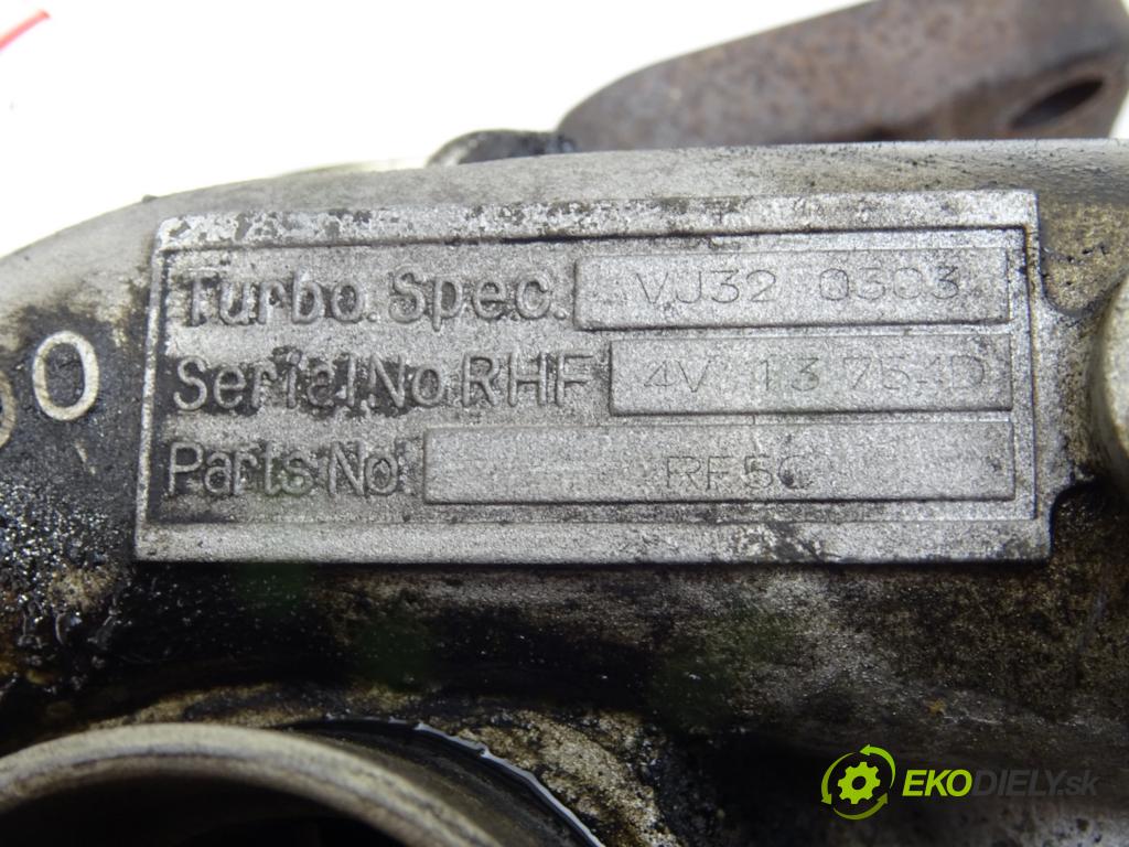 MAZDA 6 Station Wagon (GY) 2002 - 2008    2.0 DI (GY19) 89 kW [121 KM] olej napędowy 2002 -   Turbodúchadlo,turbo VJ320303 (Turbodúchadlá (kompletné))
