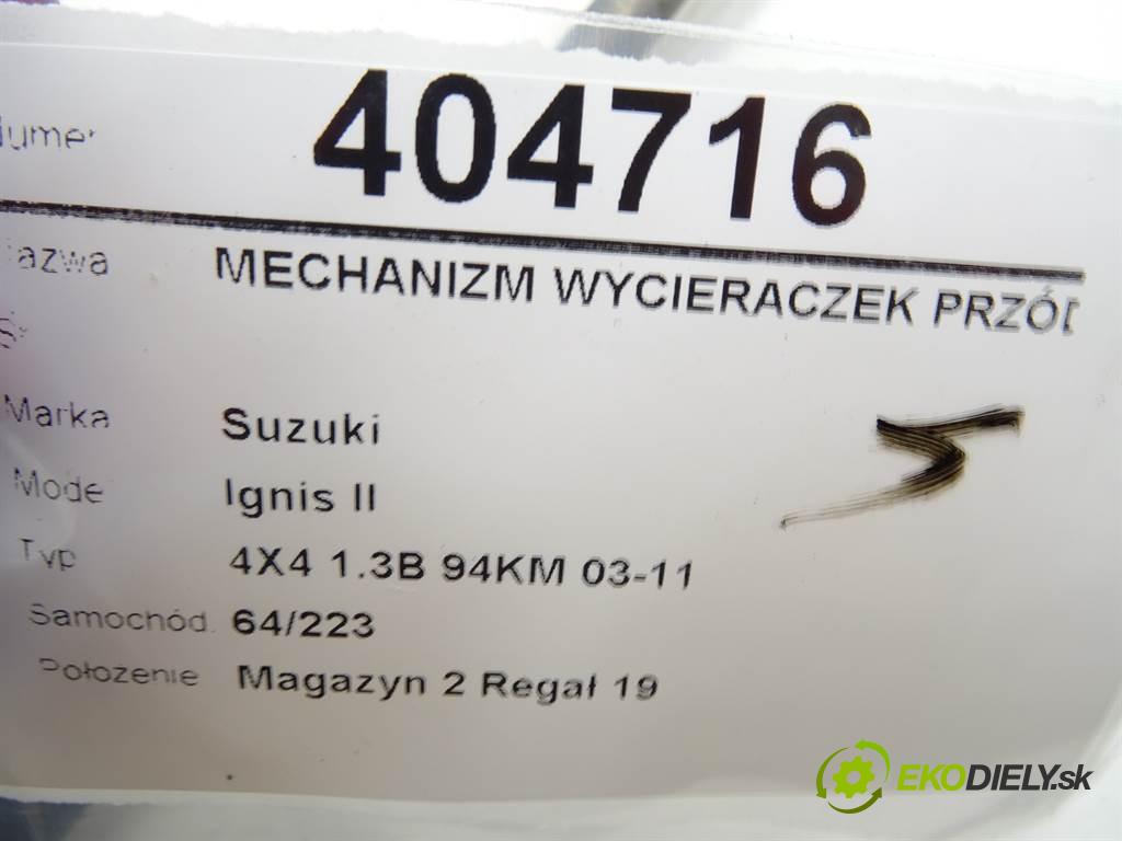 SUZUKI IGNIS II (MH) 2003 - 2022    1.3 4x4 (RM413) 69 kW [94 KM] benzyna 2003 - 2022  Mechanizmus stieračov predný  (Motorčeky stieračov predné)