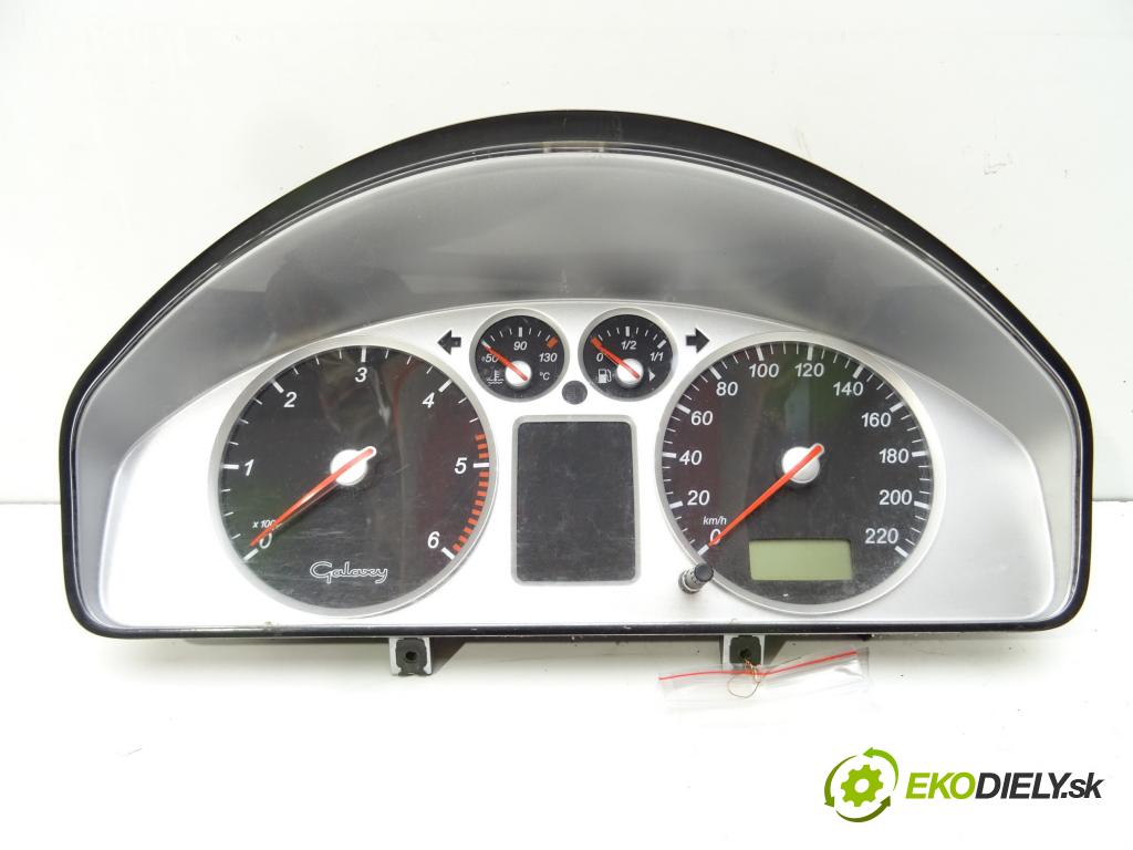 FORD GALAXY I (WGR) 1995 - 2006    1.9 TDI 85 kW [115 KM] olej napędowy 2000 - 2006  Prístrojovka 7M5920800E (Prístrojové dosky, displeje)