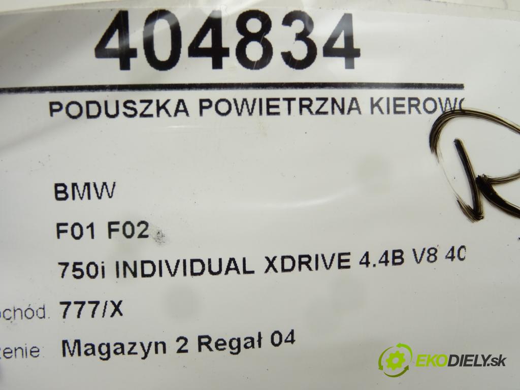 BMW 7 (F01, F02, F03, F04) 2008 - 2015    750 i, Li xDrive 300 kW [408 KM] benzyna 2009 - 20  AirBag volantu  (Airbagy)