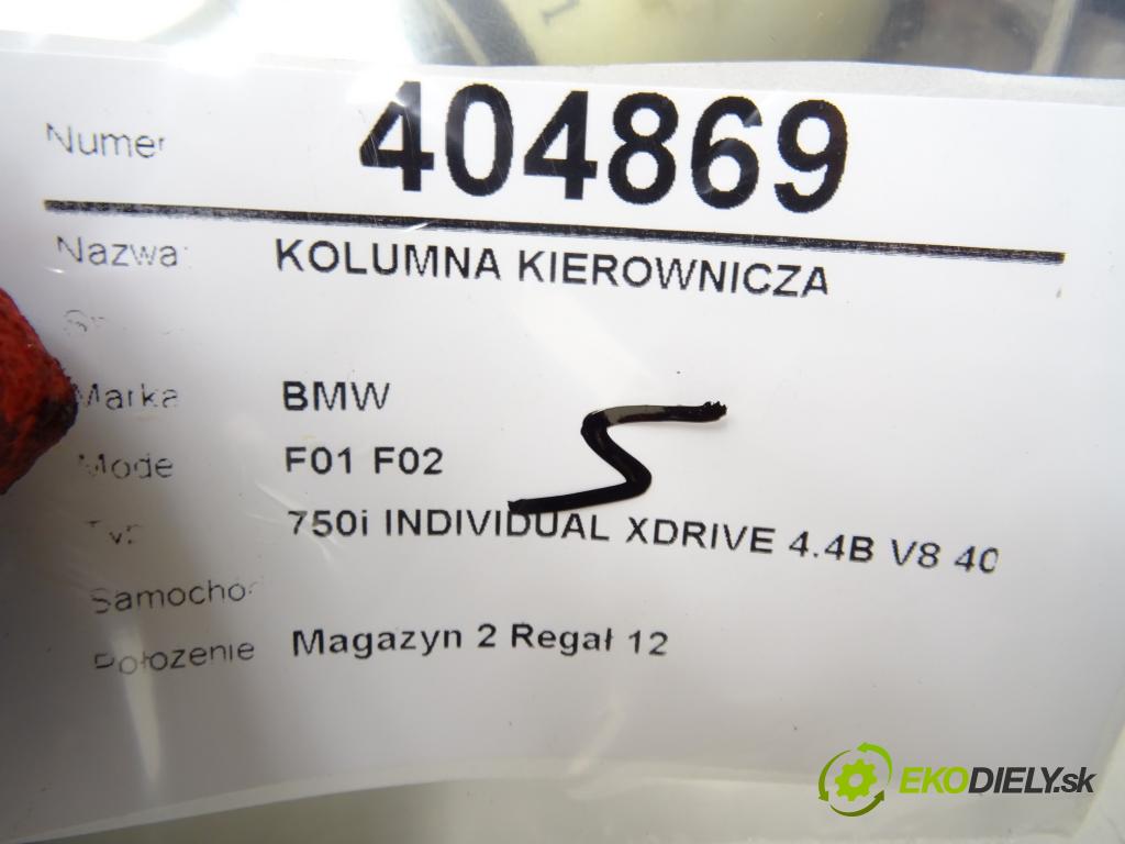 BMW 7 (F01, F02, F03, F04) 2008 - 2015    750 i, Li xDrive 300 kW [408 KM] benzyna 2009 - 20  Hriadeľ, tyč volantu 6778135 (Tyče riadenia (volantu))