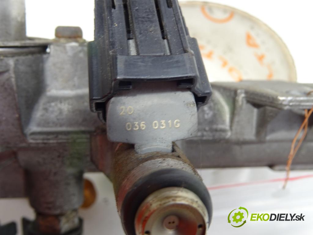 SEAT IBIZA II (6K1) 1993 - 2002    1.6 i 55 kW [75 KM] benzyna 1993 - 2002  Lišta vstrekovacia Vstrekovacie ventily 036031G (Vstrekovacie lišty)