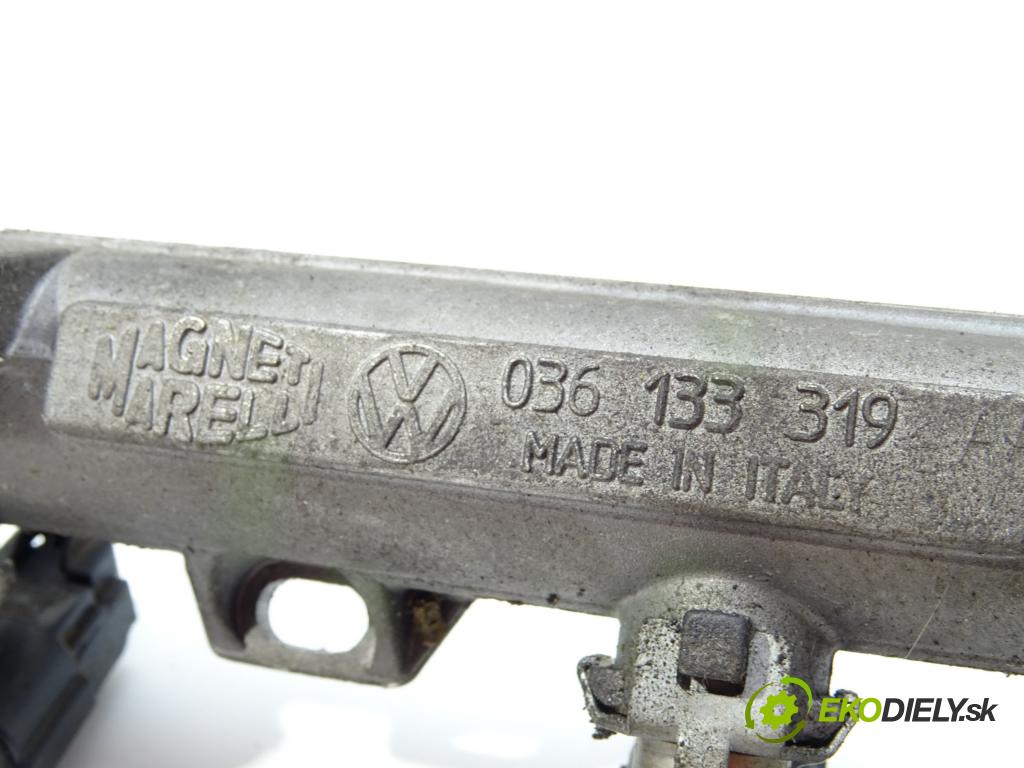 SEAT IBIZA II (6K1) 1993 - 2002    1.6 i 55 kW [75 KM] benzyna 1993 - 2002  Lišta vstrekovacia Vstrekovacie ventily 036031G (Vstrekovacie lišty)