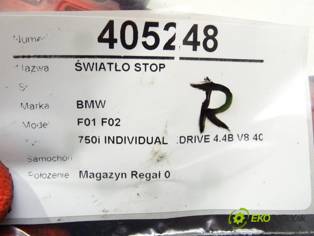 BMW 7 (F01, F02, F03, F04) 2008 - 2015    750 i, Li xDrive 300 kW [408 KM] benzyna 2009 - 20  Svetlo brzdových svetiel 7187221 (Brzdové svetlá zadné (horné))