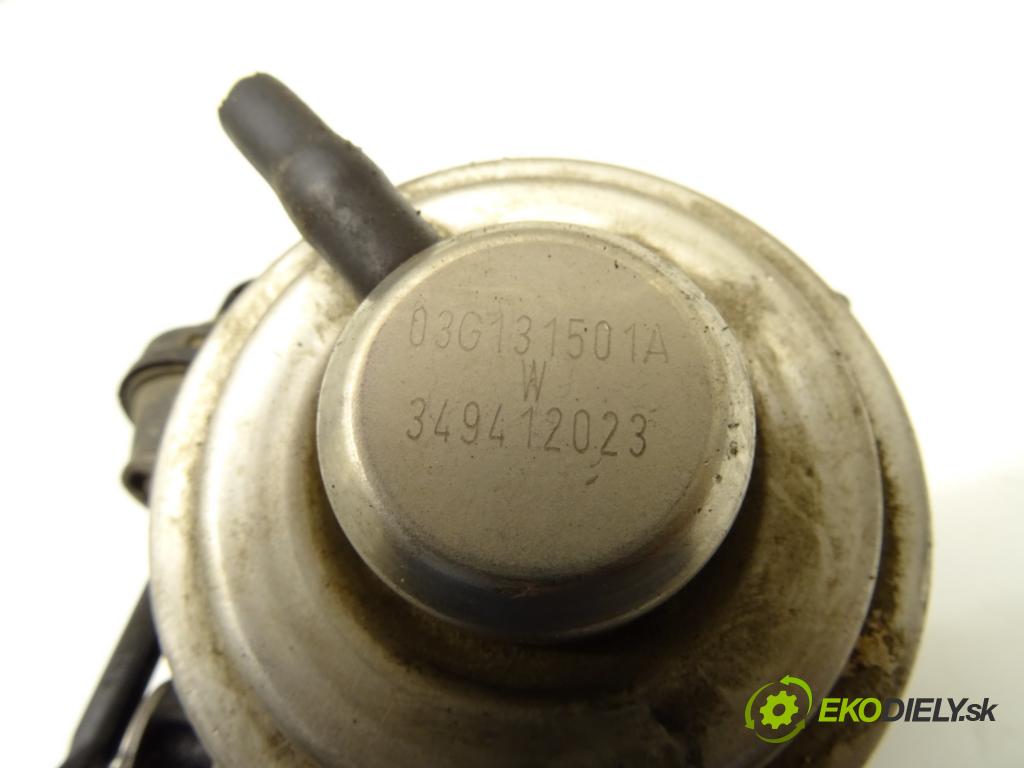 SKODA OCTAVIA II (1Z3) 2004 - 2013    1.9 TDI 77 kW [105 KM] olej napędowy 2004 - 2010  Ventil EGR 03G129637 (EGR ventily)