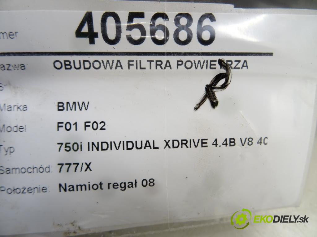 BMW 7 (F01, F02, F03, F04) 2008 - 2015    750 i, Li xDrive 300 kW [408 KM] benzyna 2009 - 20  obal filtra vzduchu 7577467 (Kryty filtrů)