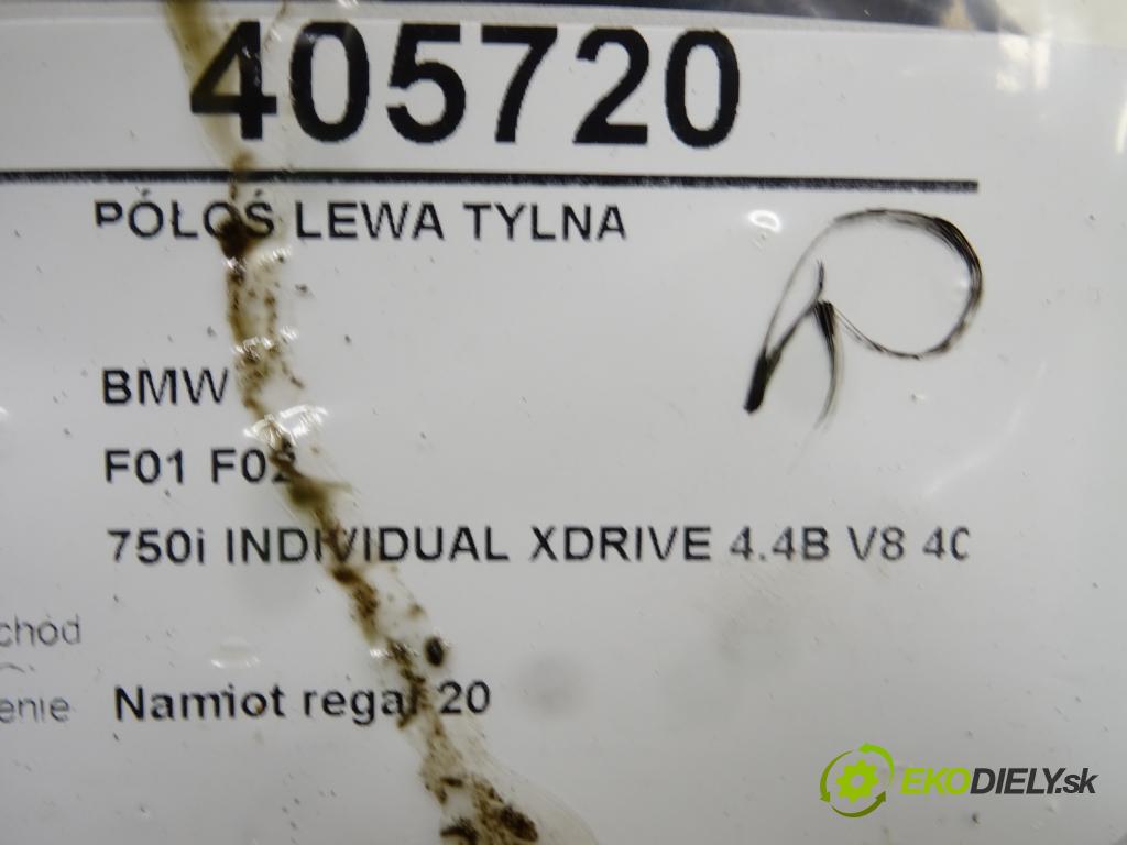 BMW 7 (F01, F02, F03, F04) 2008 - 2015    750 i, Li xDrive 300 kW [408 KM] benzyna 2009 - 20  Poloos ľavá strana zadná 7566087 (Ostatné)