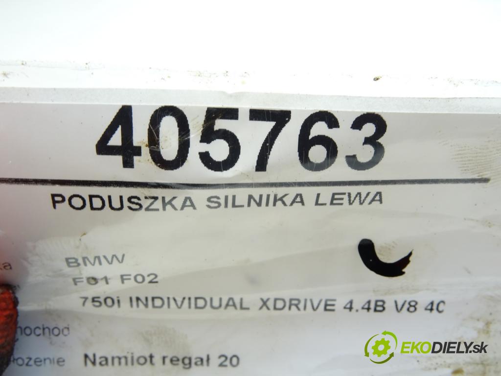 BMW 7 (F01, F02, F03, F04) 2008 - 2015    750 i, Li xDrive 300 kW [408 KM] benzyna 2009 - 20  AirBag Motor ľavá strana 6777373 (Držiaky motora)