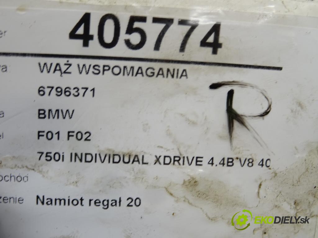 BMW 7 (F01, F02, F03, F04) 2008 - 2015    750 i, Li xDrive 300 kW [408 KM] benzyna 2009 - 20  hadica servočerpadlo 6796371 (Rúrky, hadice servočerpadla)