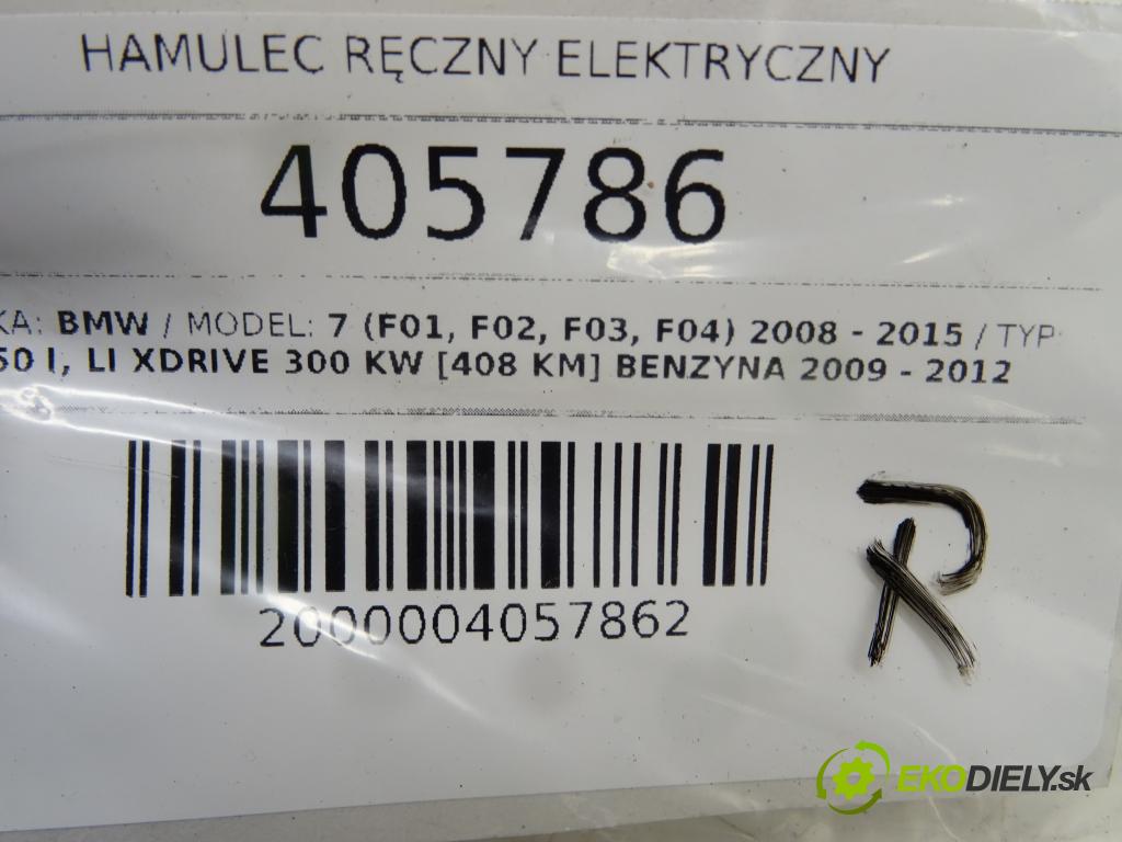 BMW 7 (F01, F02, F03, F04) 2008 - 2015    750 i, Li xDrive 300 kW [408 KM] benzyna 2009 - 20  BRZDA: ručný elektrický 6797789 (Ručné brzdy)