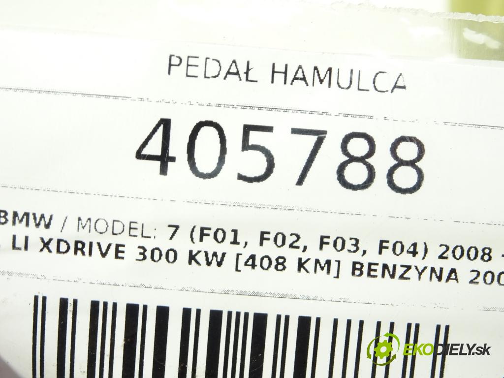 BMW 7 (F01, F02, F03, F04) 2008 - 2015    750 i, Li xDrive 300 kW [408 KM] benzyna 2009 - 20  pedal brzdy 9144253