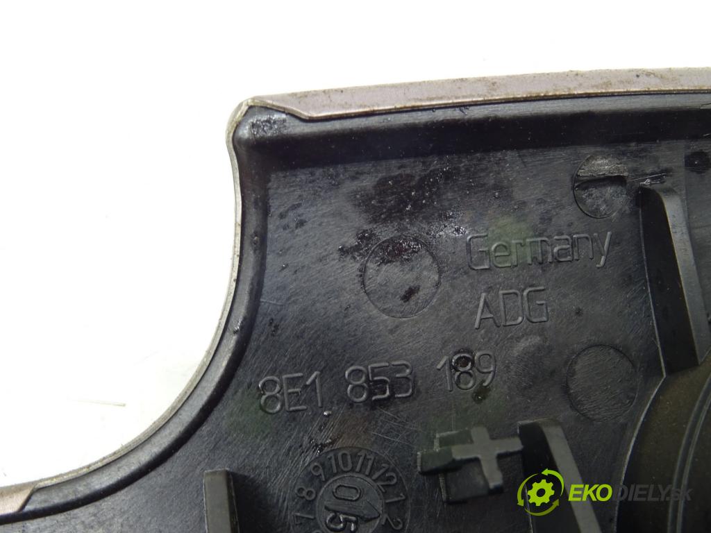 AUDI A4 B6 (8E2) 2000 - 2005    1.9 TDI 85 kW [116 KM] olej napędowy 2004 - 2004  lišty kryt interiéru 8E1853189 8E1853190