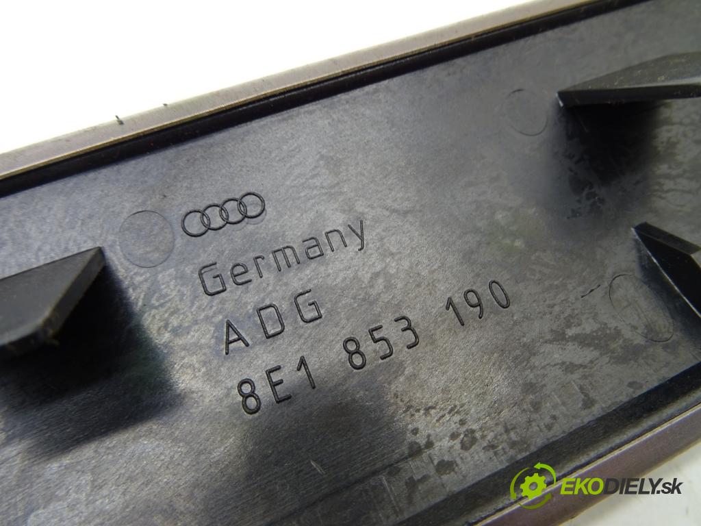 AUDI A4 B6 (8E2) 2000 - 2005    1.9 TDI 85 kW [116 KM] olej napędowy 2004 - 2004  lišty kryt interiéru 8E1853189 8E1853190