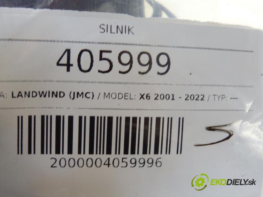 LANDWIND (JMC) X6 2001 - 2022    ---  Motor 4JB (Motory (kompletné))