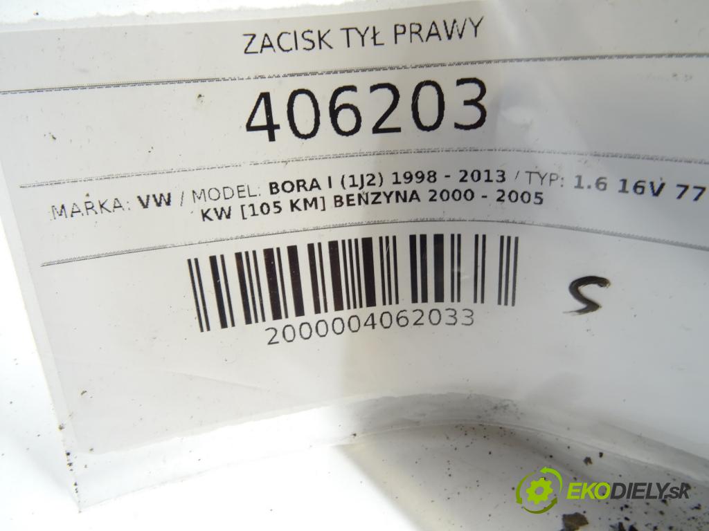 VW BORA I (1J2) 1998 - 2013    1.6 16V 77 kW [105 KM] benzyna 2000 - 2005  Brzdič strmeň zad pravy  (Ostatné)