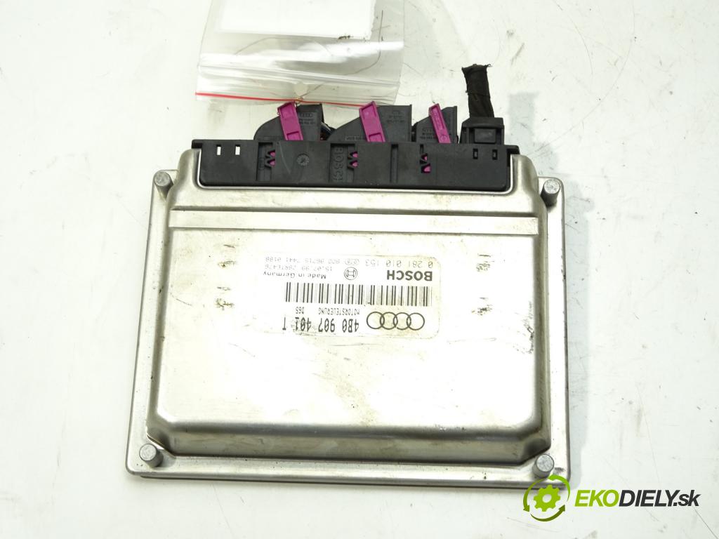 AUDI A6 C5 (4B2) 1997 - 2005    2.5 TDI quattro 110 kW [150 KM] olej napędowy 1997  riadiaca jednotka Motor 0281010153 (Riadiace jednotky)