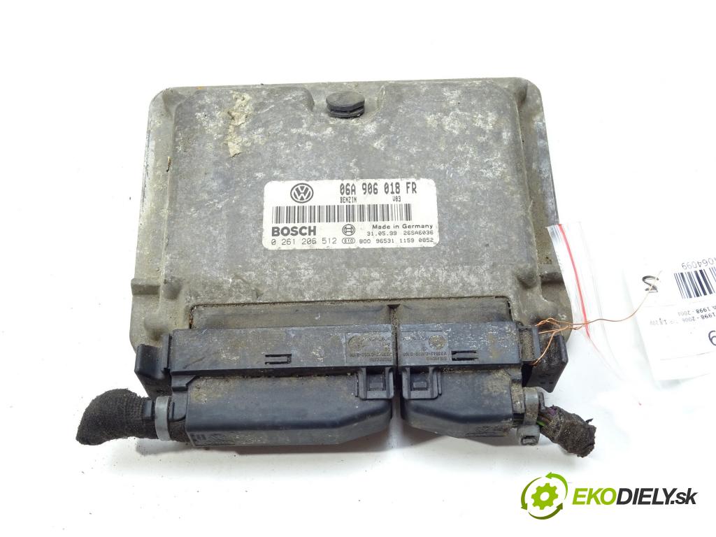 SEAT TOLEDO II (1M2) 1998 - 2006    1.8 20V 92 kW [125 KM] benzyna 1998 - 2004  riadiaca jednotka Motor 06A906018FR (Riadiace jednotky)