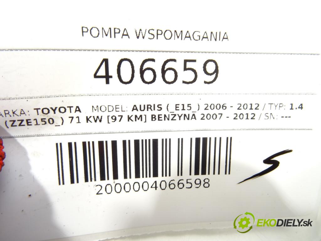 TOYOTA AURIS (_E15_) 2006 - 2012    1.4 (ZZE150_) 71 kW [97 KM] benzyna 2007 - 2012  Pumpa servočerpadlo 4525012A90 (Servočerpadlá, pumpy riadenia)