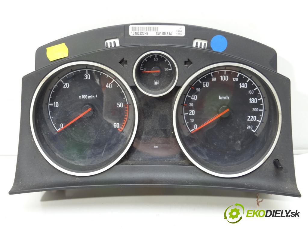 OPEL ASTRA H (A04) 2004 - 2014    1.7 CDTI (L48) 74 kW [100 KM] olej napędowy 2004 -  Prístrojovka 13186323 (Prístrojové dosky, displeje)