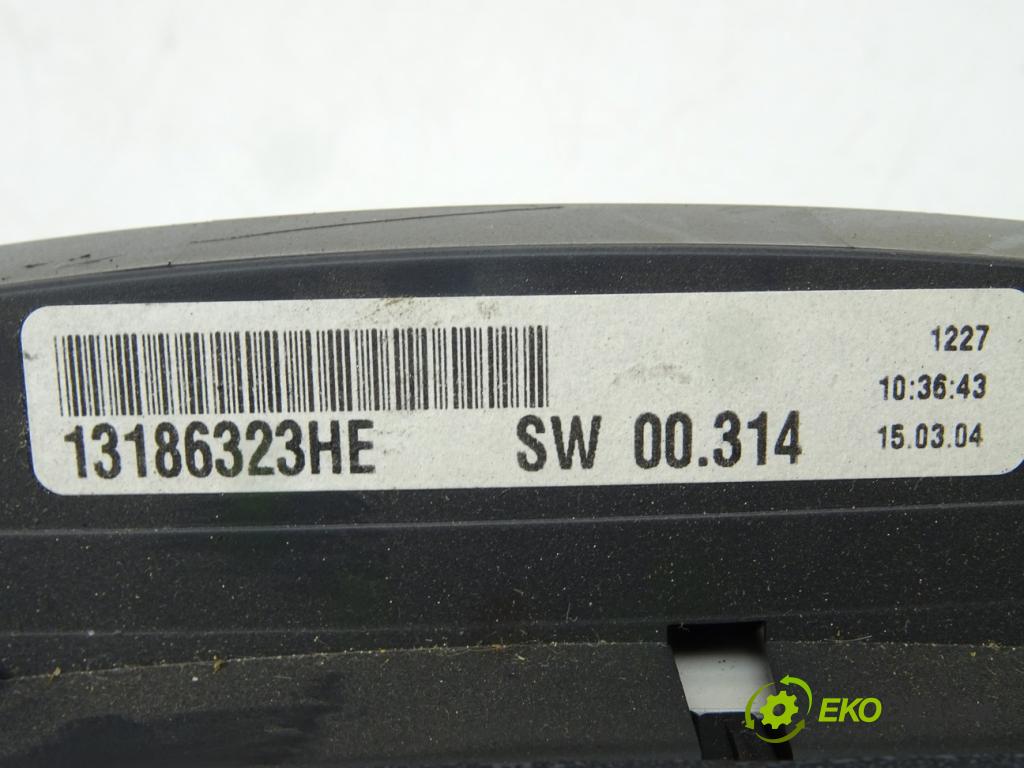 OPEL ASTRA H (A04) 2004 - 2014    1.7 CDTI (L48) 74 kW [100 KM] olej napędowy 2004 -  Prístrojovka 13186323 (Prístrojové dosky, displeje)