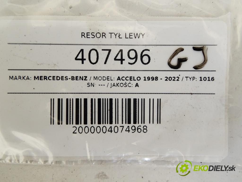 MERCEDES-BENZ ACCELO 1998 - 2022    1016  Listové pero zad ľavy