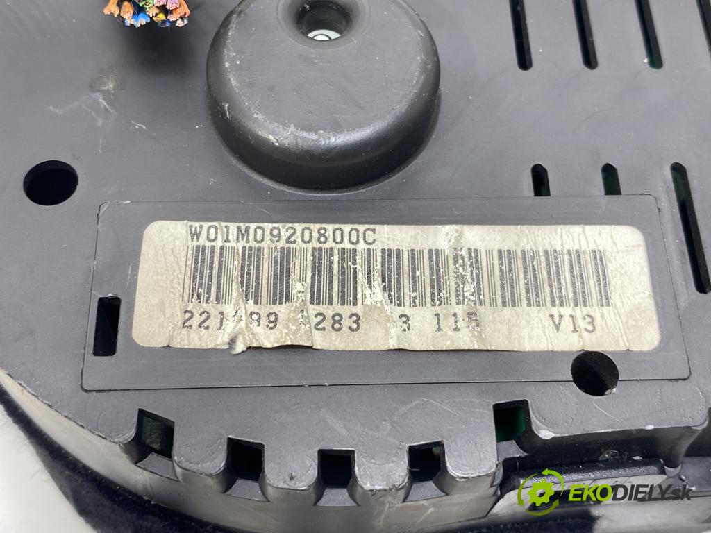 SEAT TOLEDO II (1M2) 1998 - 2006    1.8 20V 92 kW [125 KM] benzyna 1998 - 2004  Prístrojovka 1M0920800C (Prístrojové dosky, displeje)