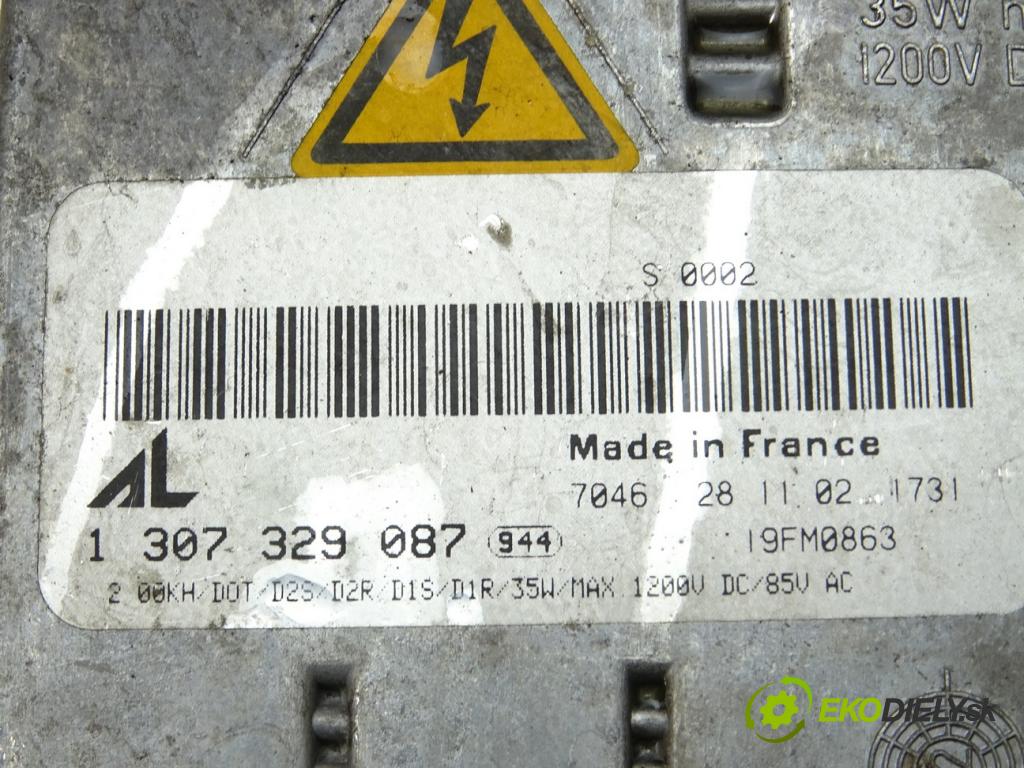 MERCEDES-BENZ KLASA S (W220) 1998 - 2005    S 400 CDI (220.028, 220.128) 184 kW [250 KM] olej   Menič XENON 1307329087 (Riadiace jednotky xenónu)