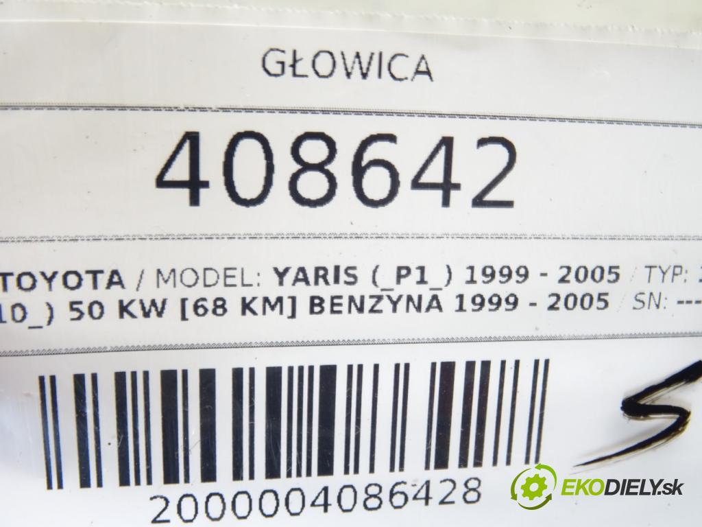 TOYOTA YARIS (_P1_) 1999 - 2005    1.0 (SCP10_) 50 kW [68 KM] benzyna 1999 - 2005  Hlava valcov 1SZ-FE (Hlavy valcov)