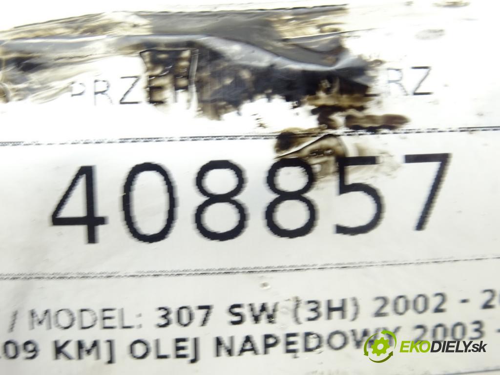 PEUGEOT 307 SW (3H) 2002 - 2009    1.6 HDI 110 80 kW [109 KM] olej napędowy 2003 - 20  Váha vzduchu 0 (Váhy vzduchu)