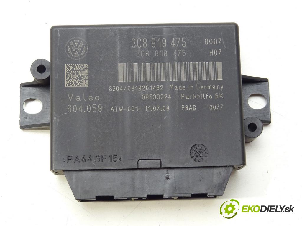 VW PASSAT CC B6 (357) 2008 - 2012    2.0 TDI 103 kW [140 KM] olej napędowy 2008 - 2012  Modul PDC 3C8919475 (Ostatné)