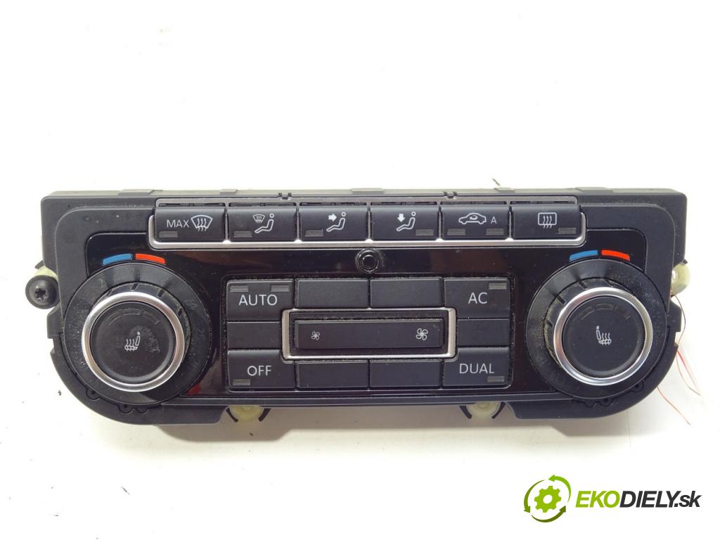 VW PASSAT CC B6 (357) 2008 - 2012    2.0 TDI 103 kW [140 KM] olej napędowy 2008 - 2012  Panel ovládania kúrenia 5K0907044A (Prepínače, spínače, tlačidlá a ovládače kúrenia)