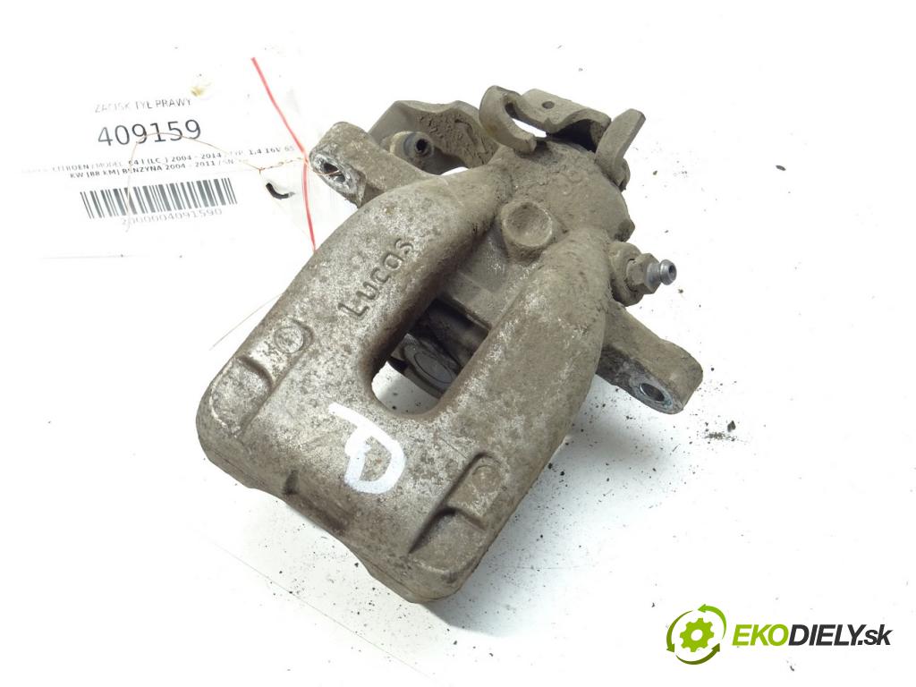CITROEN C4 I (LC_) 2004 - 2014    1.4 16V 65 kW [88 KM] benzyna 2004 - 2011  Brzdič strmeň zad pravy  (Ostatné)
