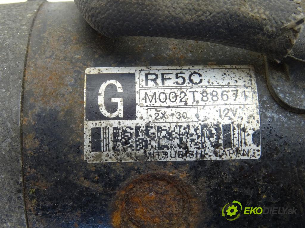 MAZDA 6 Station Wagon (GY) 2002 - 2008    2.0 DI (GY19) 105 kW [143 KM] olej napędowy 2005 -  Štartér M002T88671 (Štartéry)
