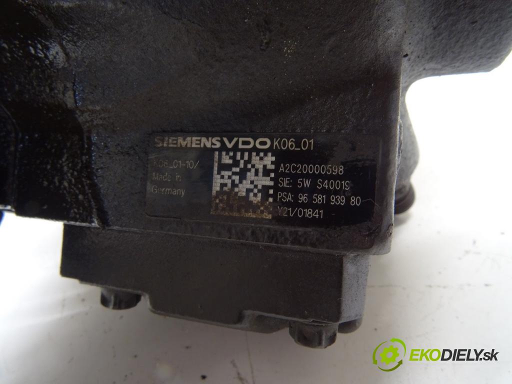 PEUGEOT 407 SW (6E_) 2004 - 2011    2.0 HDi 135 100 kW [136 KM] olej napędowy 2004 - 2  Pumpa vstrekovacia A2C20000598 (Vstrekovacie čerpadlá)