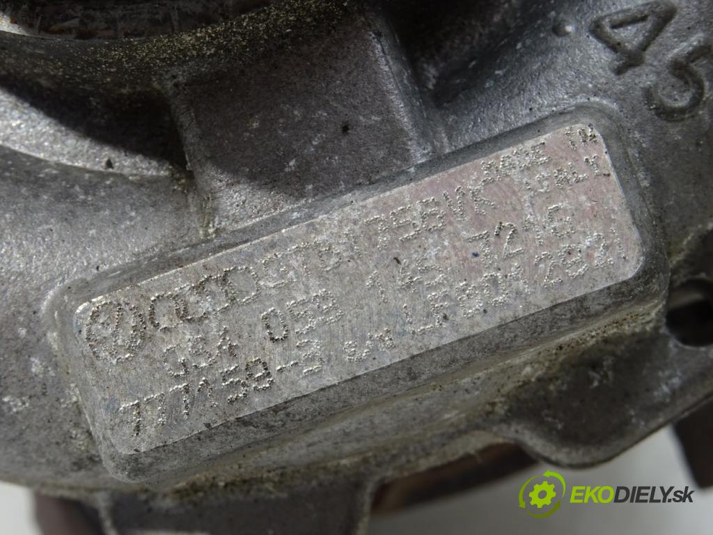 AUDI A4 B8 Avant (8K5) 2007 - 2015    2.7 TDI 140 kW [190 KM] olej napędowy 2008 - 2012  Turbodúchadlo,turbo 059145721B (Turbodúchadlá (kompletné))