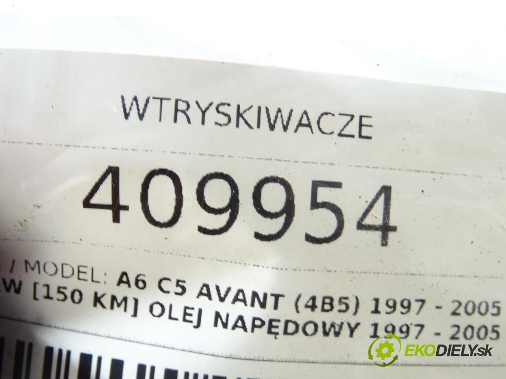 AUDI A6 C5 Avant (4B5) 1997 - 2005    2.5 TDI 110 kW [150 KM] olej napędowy 1997 - 2005  vstřikovací ventily 059130202E