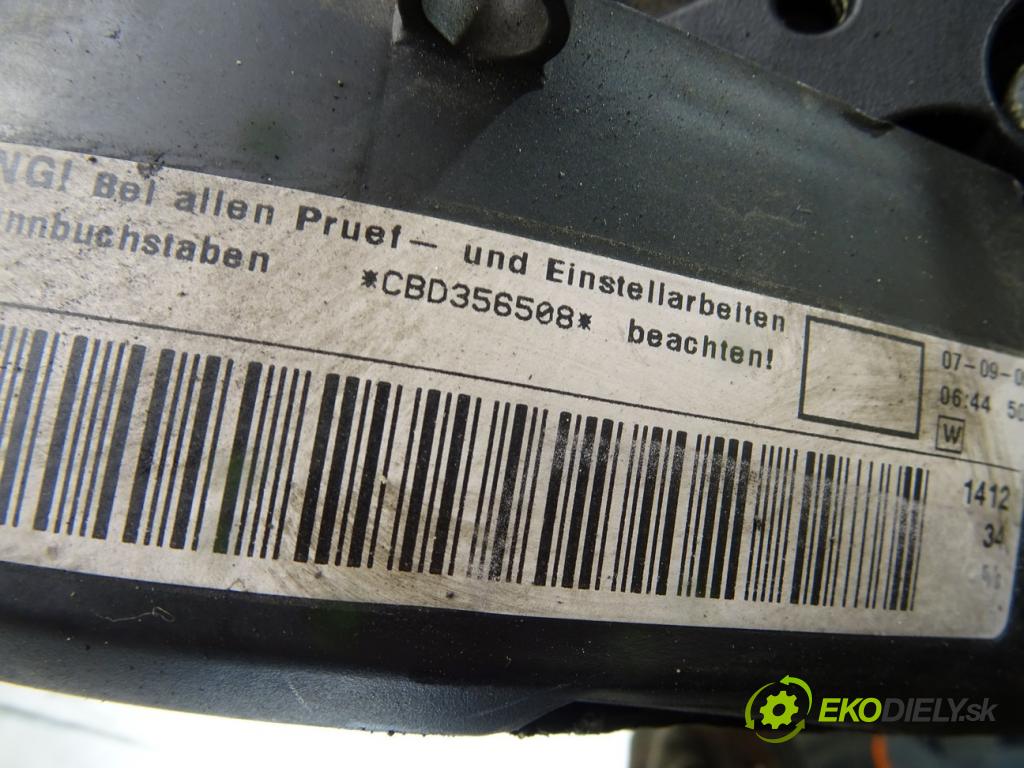 VW GOLF VI (5K1) 2008 - 2014    2.0 TDI 81 kW [110 KM] olej napędowy 2008 - 2012  Motor CBDC (Motory (kompletné))