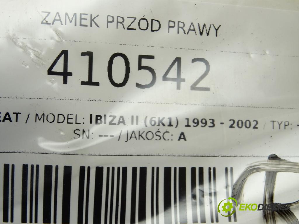 SEAT IBIZA II (6K1) 1993 - 2002 --- zámok přední část pravý 6K4837016D