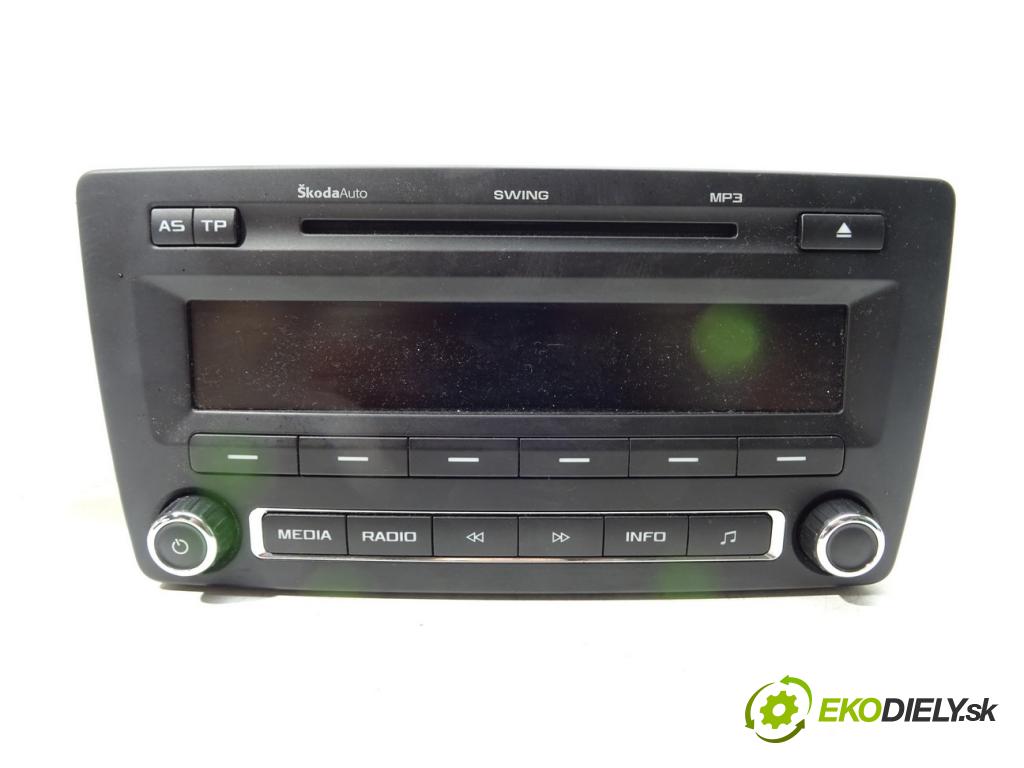 SKODA OCTAVIA II Combi (1Z5) 2004 - 2013    1.4 TSI 90 kW [122 KM] benzyna 2008 - 2013  RADIO 1Z0035161G (Audio zařízení)