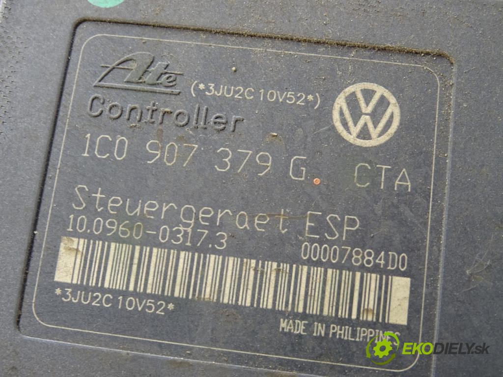 AUDI A3 (8L1) 1996 - 2006    1.8 T 110 kW [150 KM] benzyna 1996 - 2003  Pumpa ABS 1C0907379G (Pumpy ABS)
