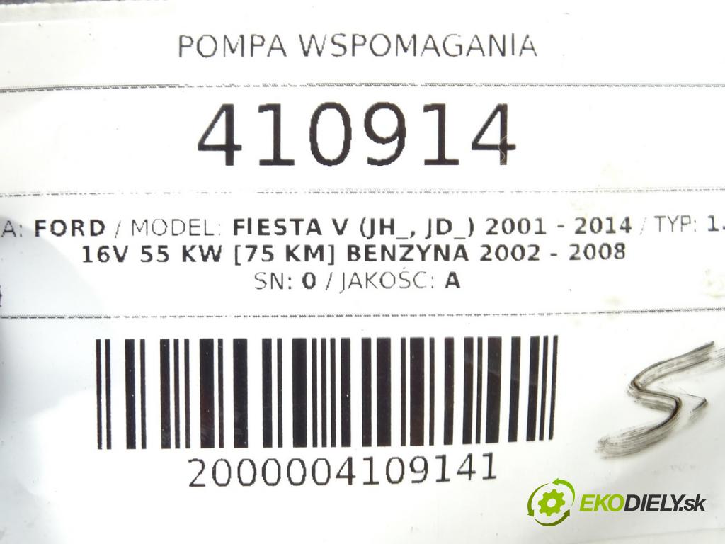 FORD FIESTA V (JH_, JD_) 2001 - 2014    1.25 16V 55 kW [75 KM] benzyna 2002 - 2008  Pumpa servočerpadlo HBD-NY (Servočerpadlá, pumpy riadenia)