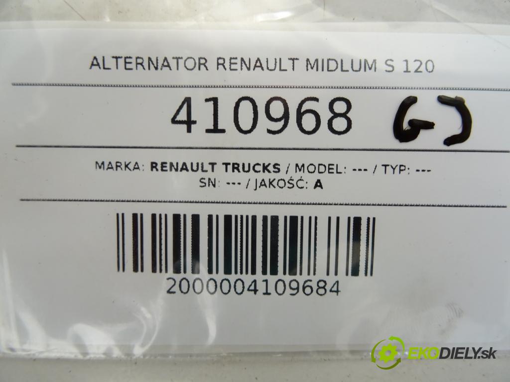 RENAULT TRUCKS MIDLUM 2000 - 2022    135.08/B,150.08/B  Alternátor RENAULT MIDLUM S 120