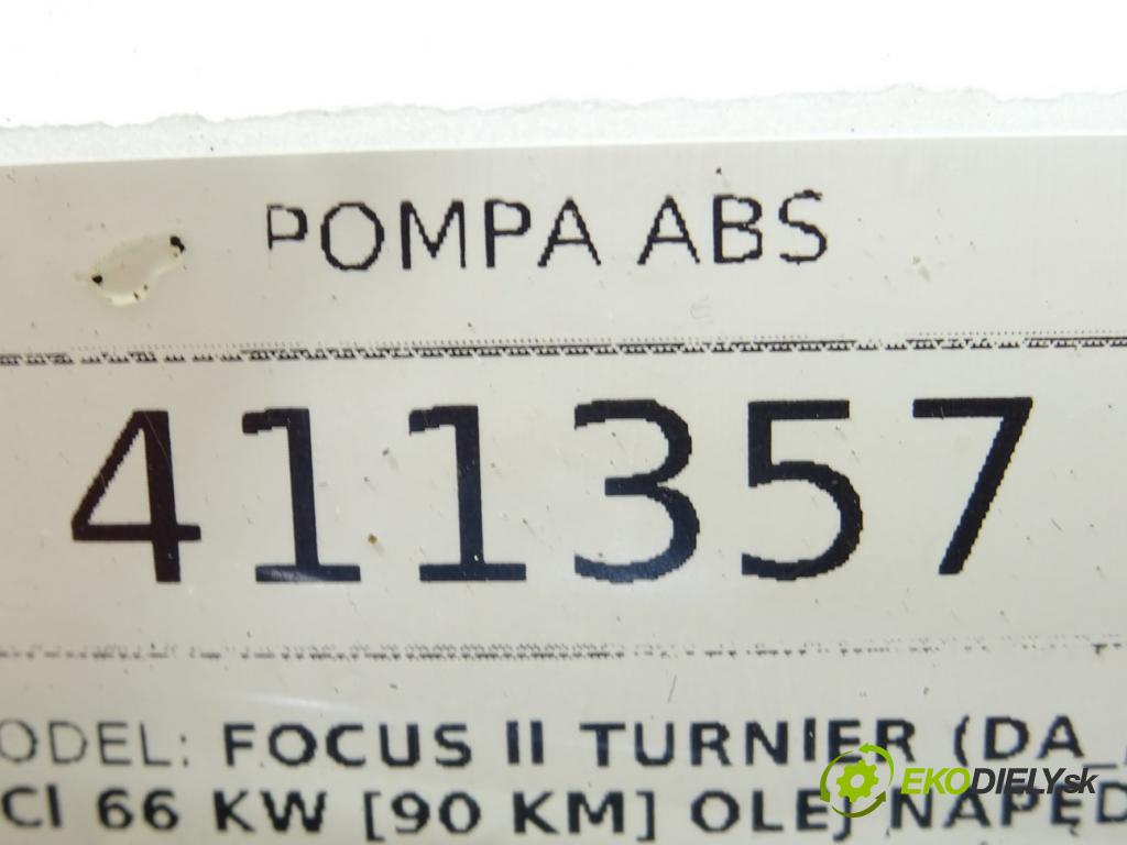FORD FOCUS II Turnier (DA_, FFS, DS) 2004 - 2012    1.6 TDCi 66 kW [90 KM] olej napędowy 2004 - 2012  Pumpa ABS 8M51-2C405-AA (Pumpy ABS)