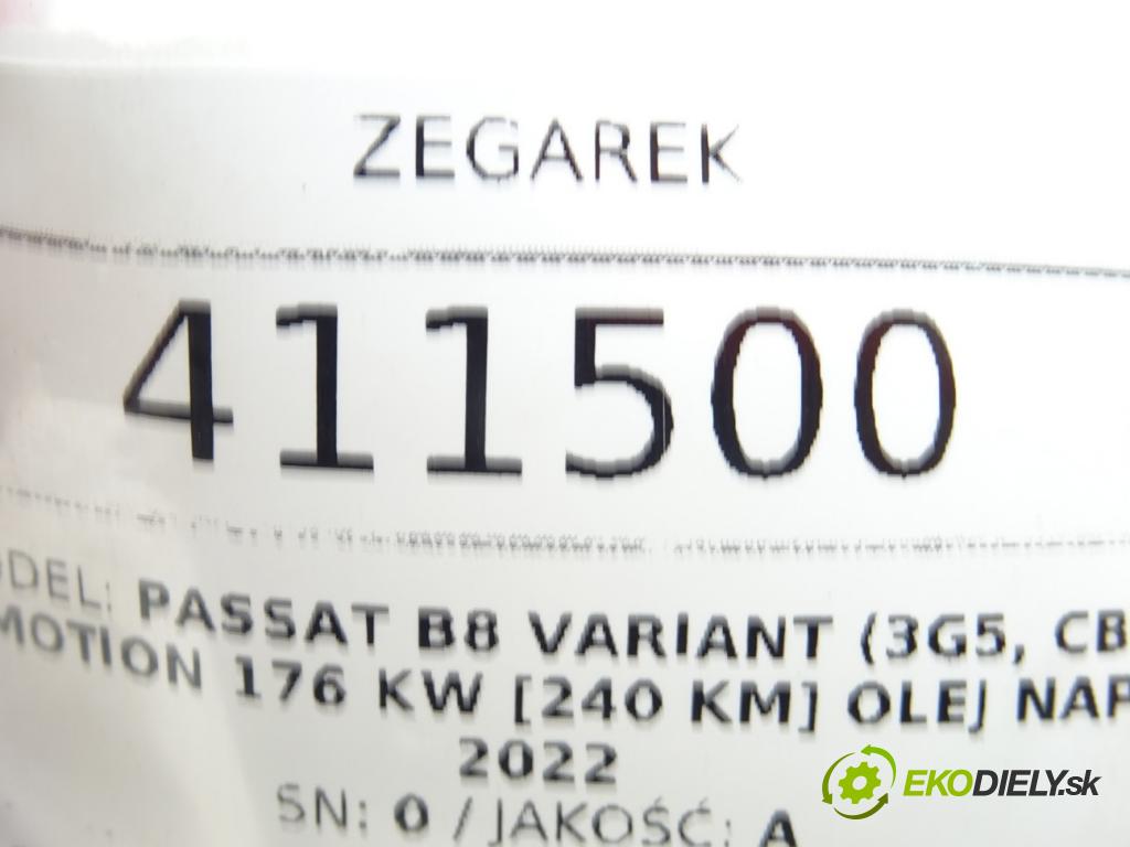 VW PASSAT B8 Variant (3G5, CB5) 2014 - 2022    2.0 TDI 4motion 176 kW [240 KM] olej napędowy 2014  Displej 3G0919204C (Prístrojové dosky, displeje)