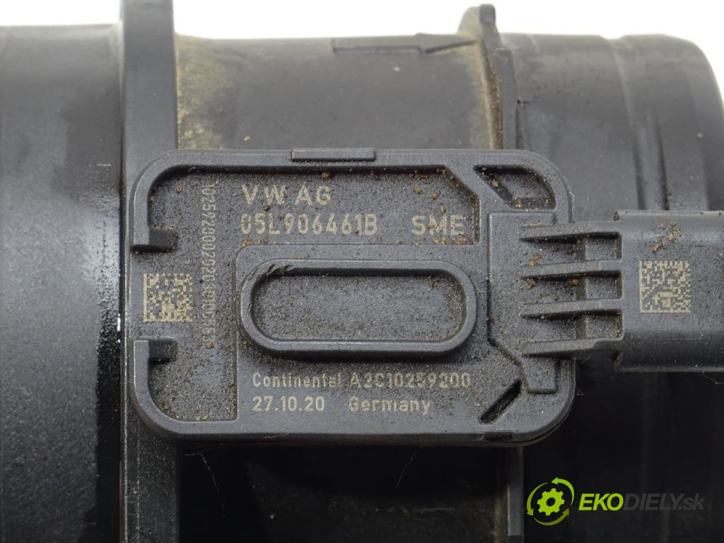 SKODA SUPERB III Kombi (3V5) 2015 - 2022    2.0 TDI 110 kW [150 KM] olej napędowy 2015 - 2022  Váha vzduchu 05L906461B (Váhy vzduchu)