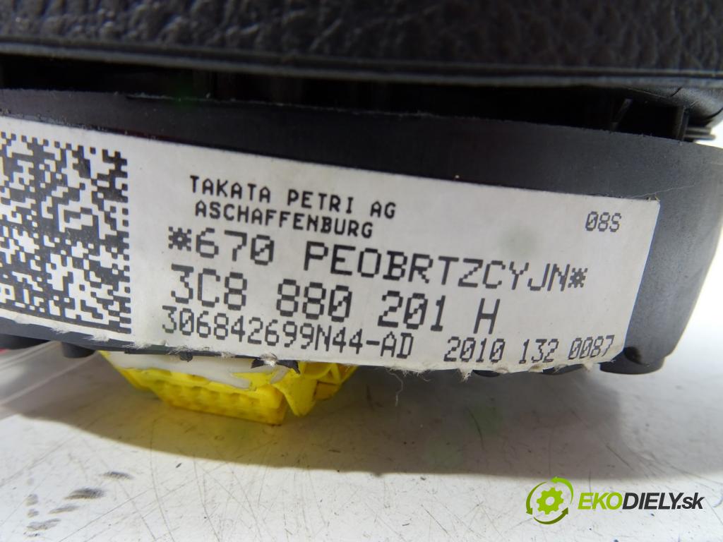VW PASSAT B6 Variant (3C5) 2005 - 2011    1.6 TDI 77 kW [105 KM] olej napędowy 2009 - 2010  AirBag volantu 3C8880201H (Airbagy)