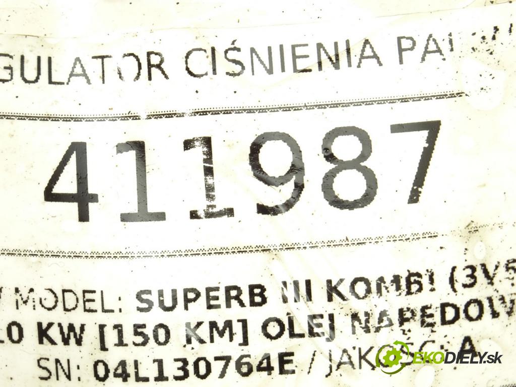 SKODA SUPERB III Kombi (3V5) 2015 - 2022    2.0 TDI 110 kW [150 KM] olej napędowy 2015 - 2022  Regulátor tlaku paliva 04L130764E (Ostatné)