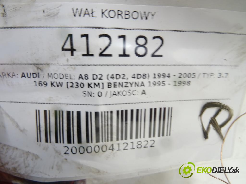 AUDI A8 D2 (4D2, 4D8) 1994 - 2005    3.7 169 kW [230 KM] benzyna 1995 - 1998  Kardaň, hriadeľ KLIKA: AEW (Ostatné)